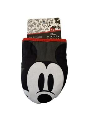 Disney Mickey Mouse Oven Mitts 2pk Oversized Mini Mitts New